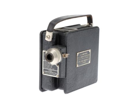 A Campro 9.5mm Combined Camera &amp; Projector Unit, black, body G-VG, untested, with internal light-bulb present,