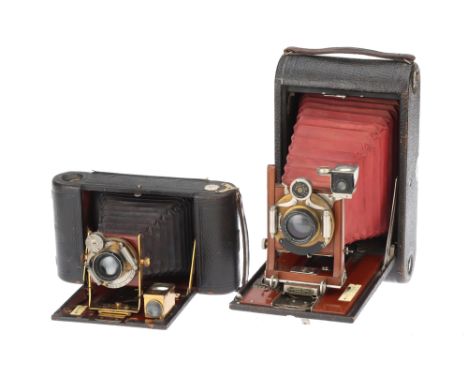 A J. Lizars Challenge Dayspool Camera, together with a Kodako No.4a Folding Model A (2)