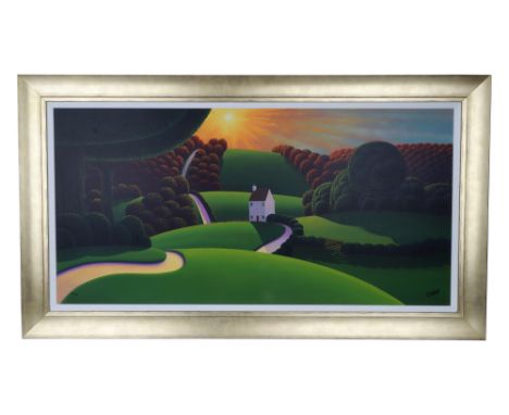 PAUL CORFIELD, ltd. ed. GiclÃ©e print 'Sunburst' from his 2015 Autumn collection, numbered 99/150 lower left and signed lower