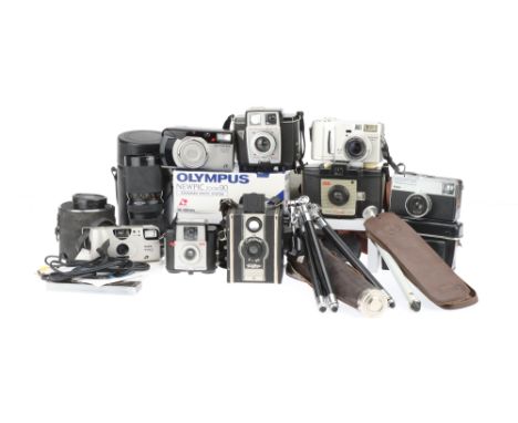 A Mixed Selection of Cameras &amp; Lenses, from makers including Minolta, Olympus, Kodak, &amp; more,