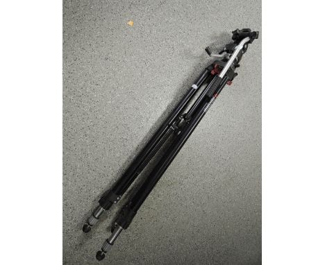 A Manfrotto Art 058 professional tripod