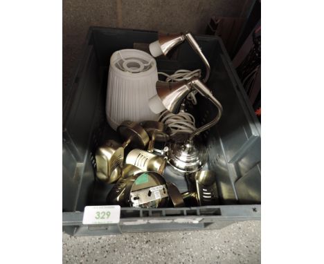 A selection of light fixtures and fittings