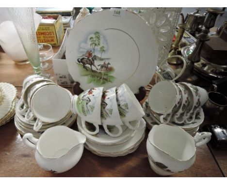 A vintage Dorchester having hunting theme decoration