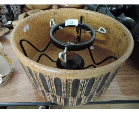 A vintage Jasba ceramic planter 