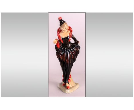 Art Deco Wade Figure Humouresque, Some Chips A/F