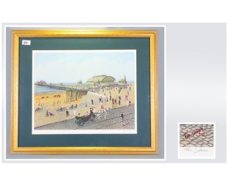 Tom Dodson 'Victoria Pier' Limited Edition Colour Print with a Fine Art Guild Trade Stamp & Signed in Pencil. Image size 14x1