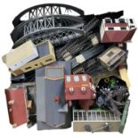 A quantity of various model railway accessories, buildings, track etc