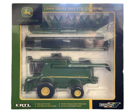 A boxed Britains / ERTL 1:32 scale model John Deere 9860 STS Combine Harvester