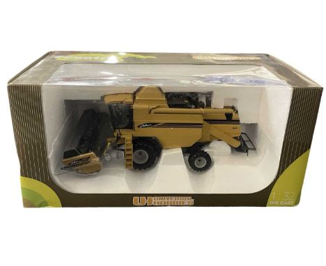 A boxed Universal Hobbies 1:32 scale model Challenger 645 Combine Harvester