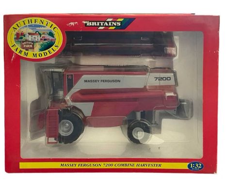A boxed Britains 1:32 scale model Massey Ferguson 7200 Combine Harvester
