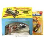 A boxed Corgi Chitty Chitty Bang Bang (window plastic very torn, tears to box flaps), together