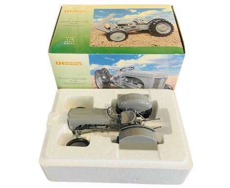 A boxed Universal Hobbies 1:16 scale model Massey Ferguson TE20 'The Little Grey' Tractor