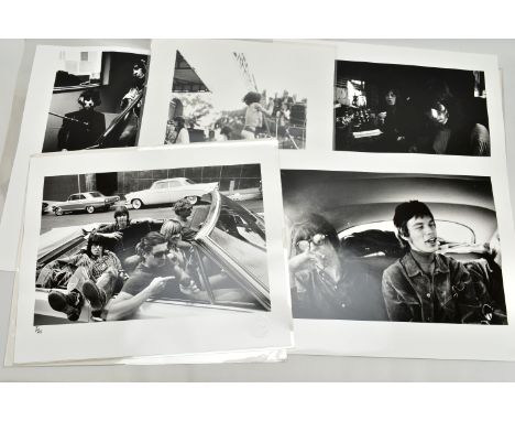 MICHAEL COOPER PHOTOGRAPHS - THE ROLLING STONES, eight copies of original photographs taken by Michael Cooper in 1967-1968, p