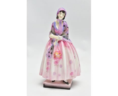 A ROYAL DOULTON LADY FIGURE 'BARBARA' HN1421, (first version, model 691) designed by Leslie Harradine, issued 1930-1938, prin