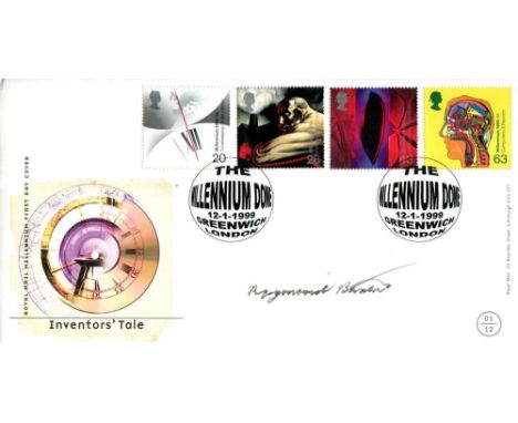 CONCORDE 1st FLIGHT COMMENTATOR 1999 Inventors FDC signed by Raymond Baxter (1922-2006) who is best known for being the first
