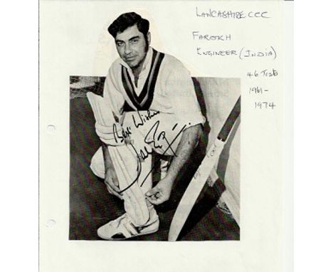 Cricket Wicket Keeping Legends collection 8 top cricket names signed on cards, magazine photos light fixed to white page with