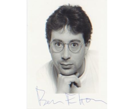 Ben Elton. 7”x5” portrait. Excellent.