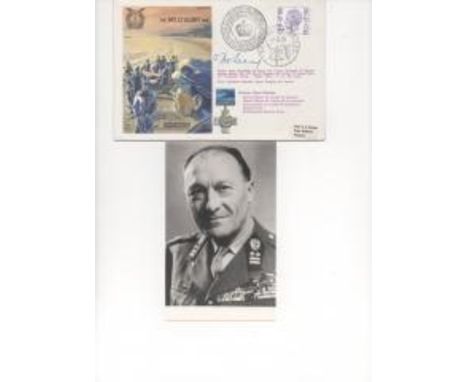 Pat O'Leary RAFES 40th Anniversary&nbsp; V-E Day FDC&nbsp; Signed Major&nbsp; General&nbsp; M E Guerisse GC MBE DSO code name