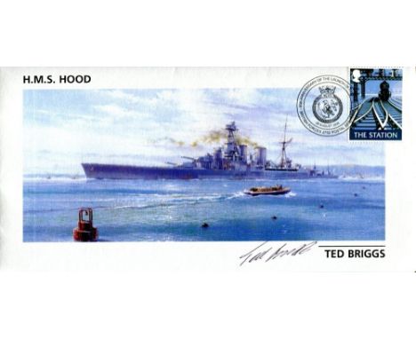 HMS HOOD Commemorative envelope produced by ourselves, dedicated to the 85th anniversary of the launching of HMS Hood, with m