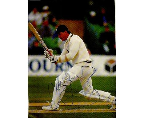 Durham Overseas Cricket Legends collection 22 top cricket names signed on cards, magazine photos light fixed to white page wi