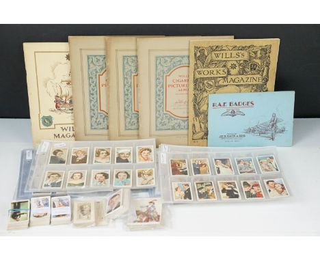 A collection of mixed cigarette cards to include full sets, makers include Wills, Gallaher, Players, Ardath, Park Drive, Chur