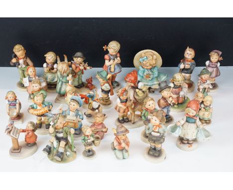 Quantity of Goebel W.German figurines to include Brother, mountaineer, postman, serenade, friends, accordion boy etc (Total 3