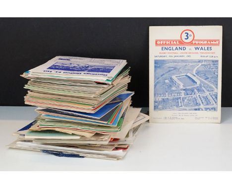 A collection of sports programmes and ephemera to include Rugby, Football, Cricket and athletics examples.