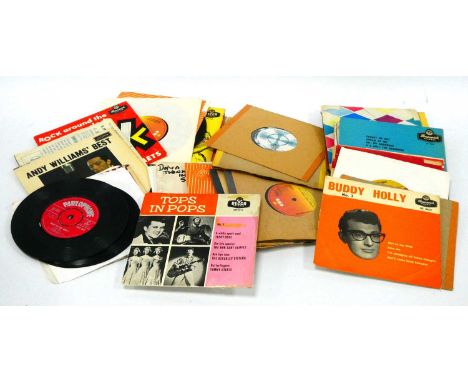 45 RPM Records - E.Ps including Buddy Holly, Bob and Earl, Candi Station, Isley Brothers, Stevie Wonder, P.I.L, The Jam, Bill
