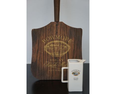 Bowmore Islay single molt scotch whiskey display sign &amp; jug 