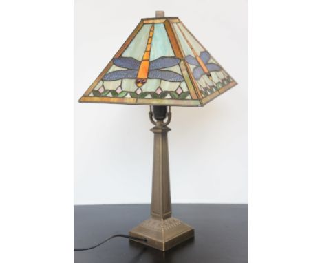 Large tiffany style table lamp
