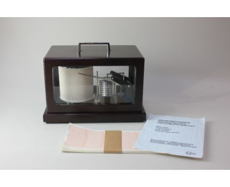 A modern Barigo barograph, in rectangular case, 25cm, with instruction leaflet