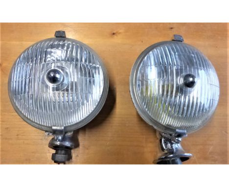 JOSEPH LUCAS LTD. SFT 576 FOG LAMPS of the type suitable for mounting on post-WWII Rolls-Royce, Bentley and other motor cars.