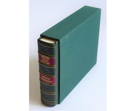 BRITISH TRIAL DRIVERS 1902-1939 BY DONALD COWBOURNE.  The 1929 -1939 book being a leather-bound presentation copy with a manu