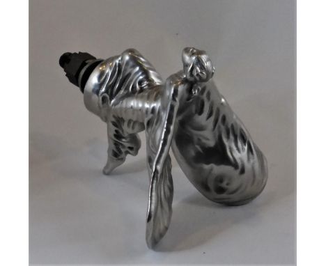 ROLLS-ROYCE KNEELING SPIRIT OF ECSTASY.  With correct under-wing markings, a mascot suitable for Rolls-Royce PIII, Wraith and