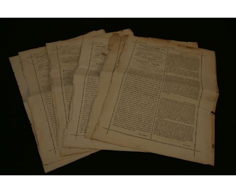 Five various Vanity Fair prints, in oak frames, comprising two Boer leaders, Christian De Wet and Louis Botha, Lord Roberts, 