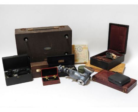 A 19th century French 'tour à pivoter', superfin jewellers instruments, together with a quantity of further jewellers and hor