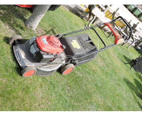 A Sovereign GCV160 5.5 patrol rotary mower with Honda engine