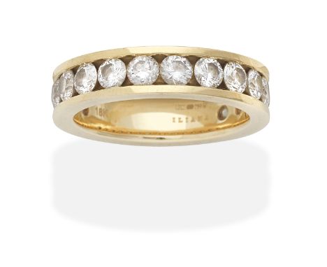 DIAMOND RINGBrilliant-cut diamonds, mounted in 18 carat gold, diamonds approx. 1.70cts total, signed Iliana, London hallmark,