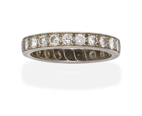 DIAMOND ETERNITY RINGBrilliant-cut diamonds, diamonds approx. 1.85cts total, ring size approx. TFor further information on th