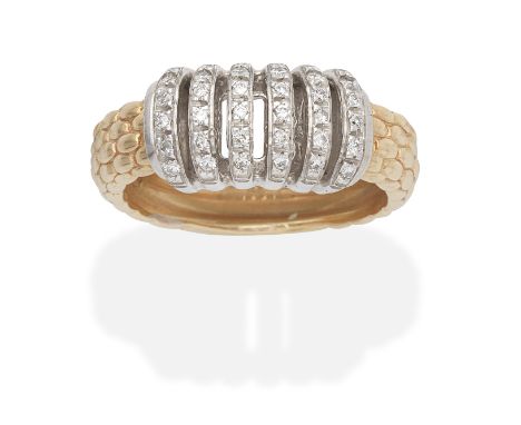 FOPE: DIAMOND-SET RINGBrilliant-cut diamonds, signed FOPE,  ring size approx. M1⁄2, maker's case and boxFor further informati