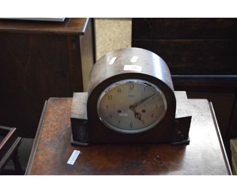 SMITHS ENFIELD OAK CASED MANTEL CLOCK