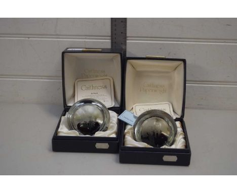 TWO CAITHNESS LIMITED EDITION PAPERWEIGHTS TO COMMEMORATE THE MARRIAGE OF THE PRINCE OF WALES AND LADY DIANA SPENCER, ST PAUL