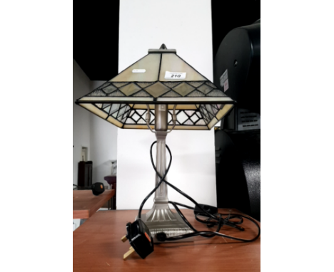 A TIFFANY STYLE LAMP