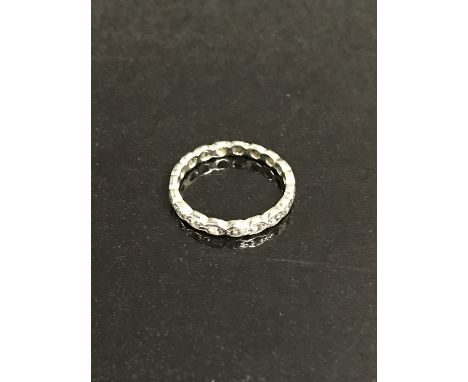 WHITE GOLD ETERNITY RING (1.9G)