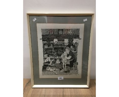 ROBERT OLLEY SIGNED PRINT