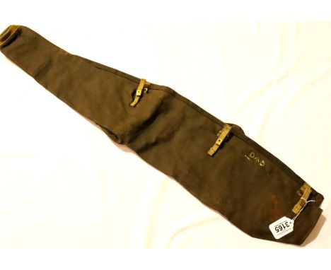 British military canvas Bren gun bag, stamped with broad arrow and dated 1956. P&amp;P Group 2 (£18+VAT for the first lot and