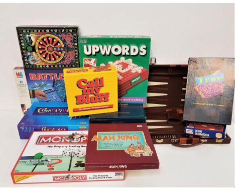 LARGE SELECTION OF BOARD GAMESincluding Trivial Pursuit, Compatibility, Battleships, Up Words, Monopoly, The Tales Of King Ar