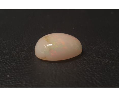 CERTIFIED LOOSE NATURAL OPALthe oval cabochon cut opal weighing 5.82cts, with IDT Gemmological Report 