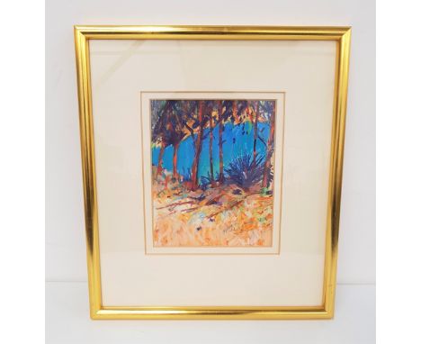 GEORGE DEVLIN R.S.W. (Scottish 1937-2014)Near La Herradura, gouache, signed, 25.5cm x 20.5cm 