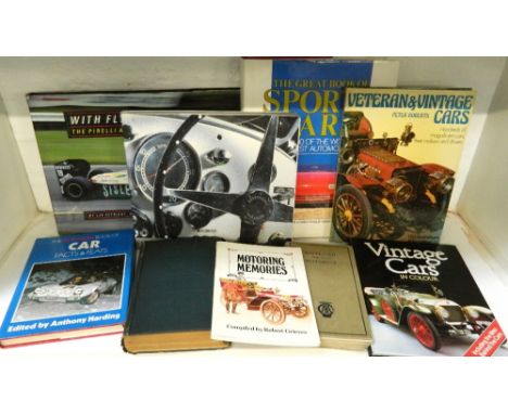 COLLECTION OF AUTOMOBILE INTEREST BOOKStitles include 'Veteran & Vintage Cars' Peter Roberts 1974, 'The Great Book of Sports 